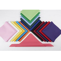 Solid Color Premium Cotton Bandanna 22"X22"